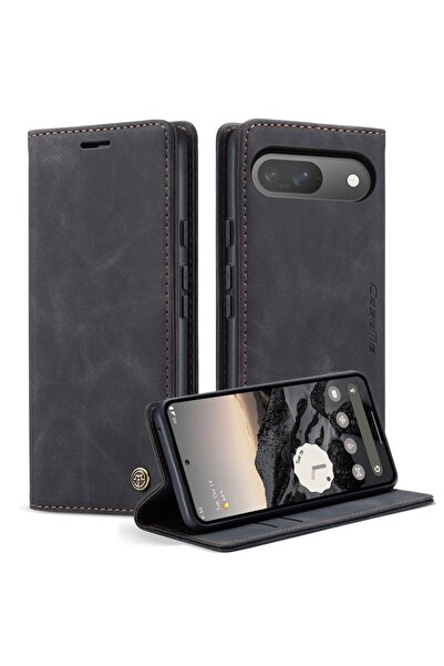 Caseme 013 Retro Θήκη Βιβλίο Black (Google Pixel 10 5G/10 Pro 5G)
