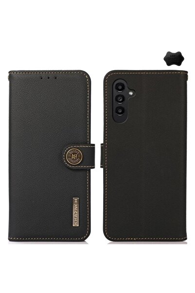 KHAZNEH Δερμάτινη Θήκη Πορτοφόλι Black (Samsung Galaxy A37 5G)