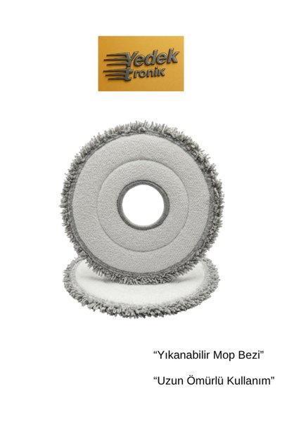 Roborock QRevo / Q Revo S / Q Revo L / Q Revo C Uyumlu 2’li Mop Bezi – Mikrofiber Paspas Seti | Robot Süpürge Yedek Parça