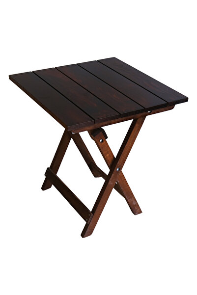 ARMES EV CONCEPT Ahşap Katlanabilir Mutfak, Balkon, Ev ve Kamp Masası 50x50 c...