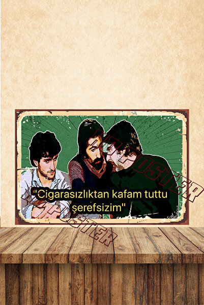 HD POSTER Çöpçüler Kralı Replikleri 20 x 30 CM MDF Yapışkanlı Tablo