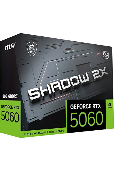 MSI RTX5060 8GB SHADOW 2X OC GDDR7 128bit HDMI DP PCIe 5.0