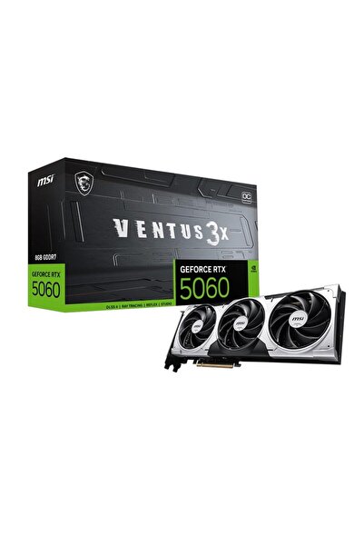MSI RTX5060 8GB VENTUS 3X OC GDDR7 128bit HDMI DP PCIe 5.0