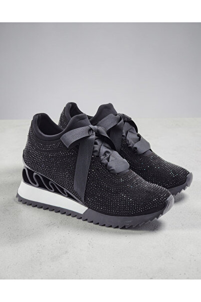 Ega ayakkabı Women's Stylish Stone-Embellished Padded Sneaker
