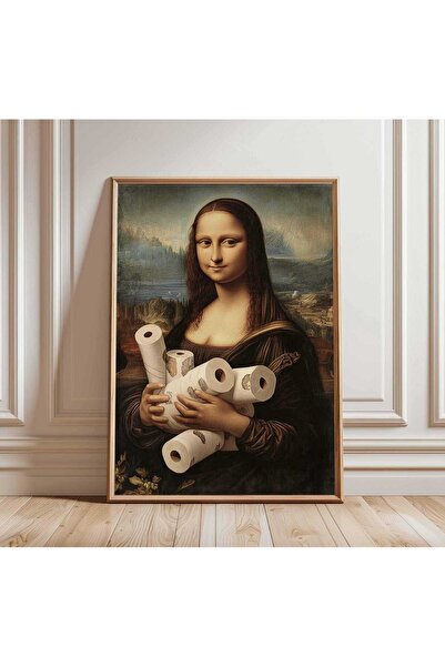 NinaStore Tuvalet Kağıdı Tutan Mona Lisa – Klasik Sanat Yeniden Yorumlandı – ...