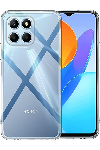 bestcase Husă transparentă din silicon + Folie de sticlă compatibilă cu Honor...