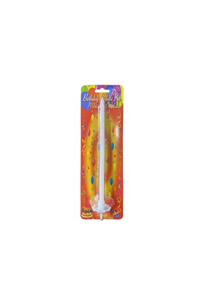 Genel Markalar Uzun Pasta Mumu - 17 Cm (beyaz)