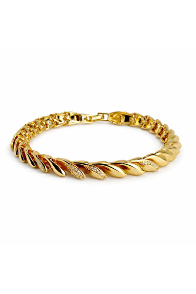 PerleJewelry Zyflow Gold Bileklik