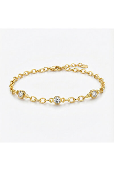 PerleJewelry Trinity Gold Bileklik