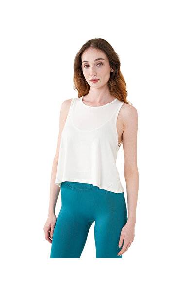 MUSCLECLOTH Training Çapraz Sırtlı Atlet Kırık Beyaz