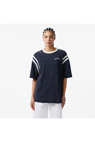 Tommy Hilfiger Varsity Kadın Lacivert T-Shirt