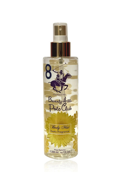 Beverly Hills Polo Club Αρ. 8 Εξωτικό Άρωμα, Σπρέι Σώματος, 200 ml