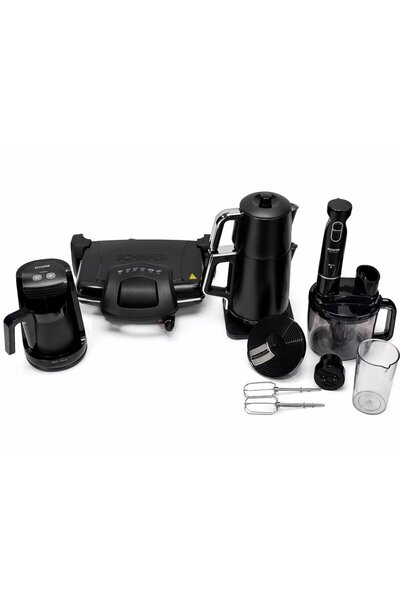 Schafer Kea Elektro Mega Ev Aletleri 4 Lü Set-Siyah03