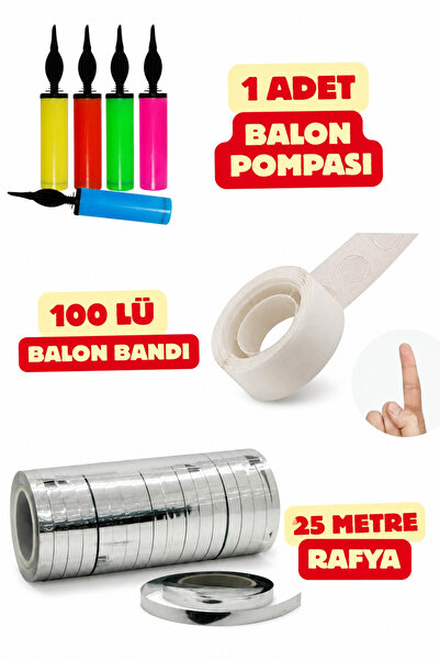 Baloncu Nene Balon Pompası Balon Bandı Balon Yapışkanı Balon İpi Rafya Balon ...