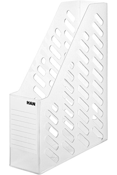 HAN Suport vertical plastic pentru cataloage Klassik - transparent mat