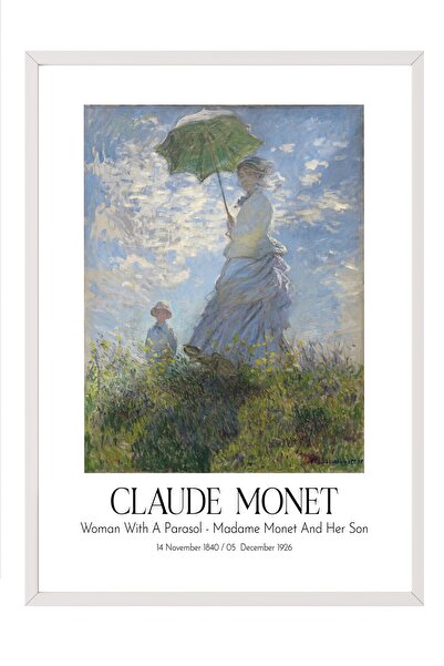 Postifull Klod Monet, Slika sa belim obrubom, Serija umetnosti BR:110297