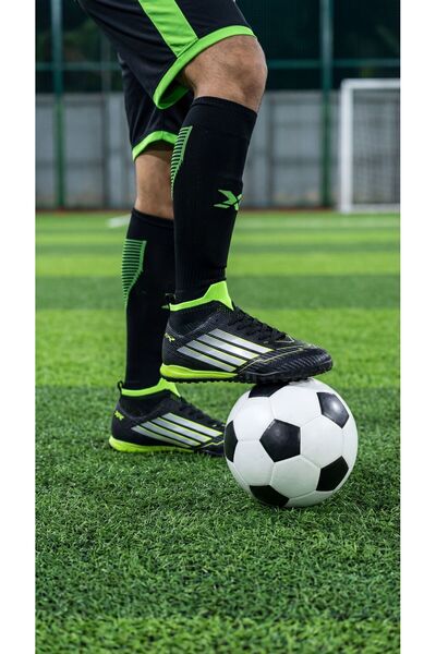QUNDIR Tricotaje pentru bărbați, șosete, ghete de fotbal Astroturf, pantofi s...