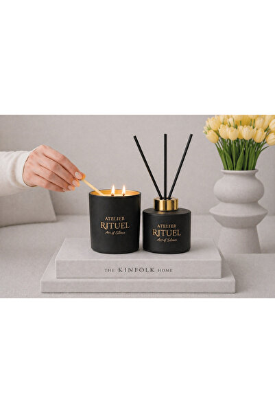 ATELIER Ritüel Classic Set - Kokulu Soya Mum & Oda Kokusu Seti