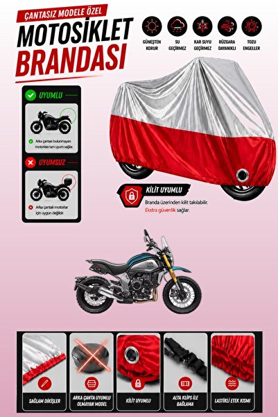 Cemku Twin Top Gray - Bottom Red Cfmoto 700Cl-X Adv Compatible Engine Cover, ...