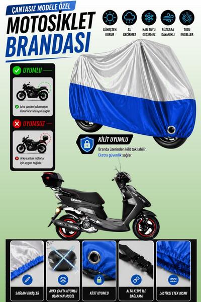 Cemku Twin Top Gray - Bottom Blue Yuki Jj50Qt Picasso 50 Compatible Engine Co...