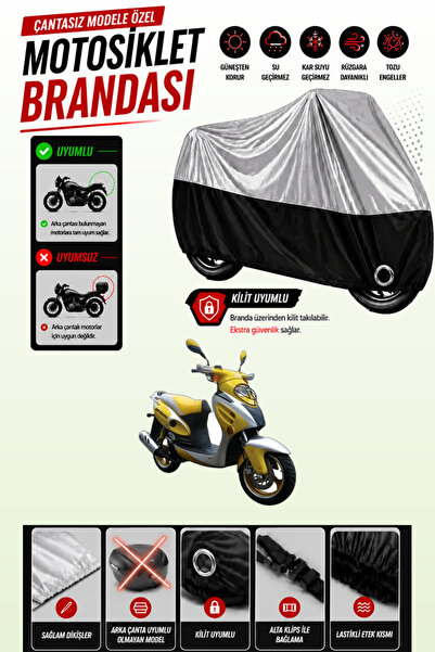 Cemku Twin غطاء محرك متوافق مع Mondial 125 RR باللون الرمادي من الأعلى والأسو...