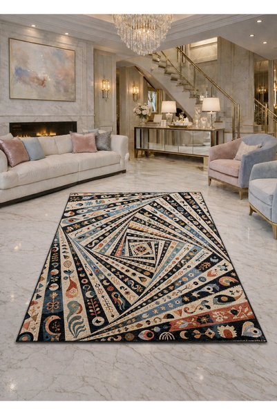 Rugs Modern Halı Sdt Traditional Patterned Modern Woven Base Decorative Carpe...