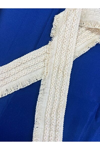 KAYA ARNİCA TEKSTİL Knitted Twisted Patterned Tassel Ribbon 8 cm – (1 Meter) ...