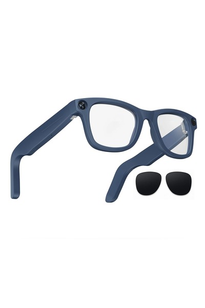 SASKA AI Smart Glasses, 8MP Camera, Real-Time Translation, Wireless Calls, Wi...