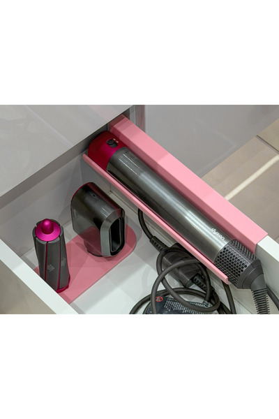 DU&ER 💇 ‍ ♀️   حامل فوهات وأدوات Airwrap - منظم للحائط وسطح المكتب