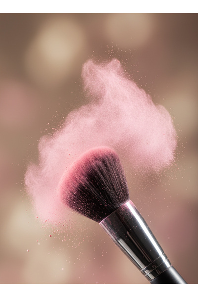 Yallabena فرشاة مكياج على شكل مروحة 💄 ✨   أداة تجميل الوجه الناعمة للتحديد و...