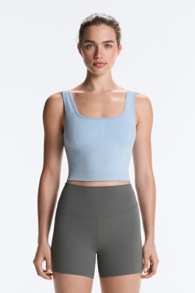 Oysho Seamless square neck tank top