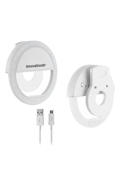 unbranded Lumină inelară selfie reîncărcabilă USB, 28 LED-uri, 3 intensități,...