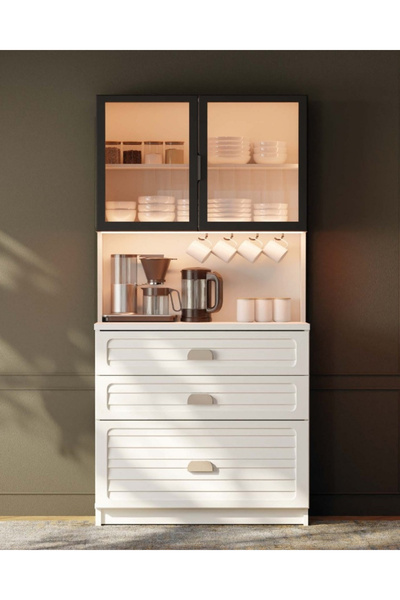 miracool Lavanta Kahve Köşesi / Komple MDF / Led Işıklı