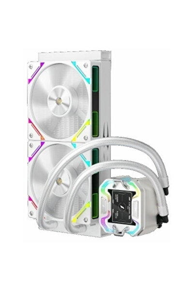 1ST PLAYER X-Starship 240 ARGB LED 2 x 120 mm Alb