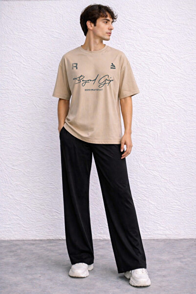 ZAVIXO Men's Basic Set T-Shirt and Pants Casual Combination