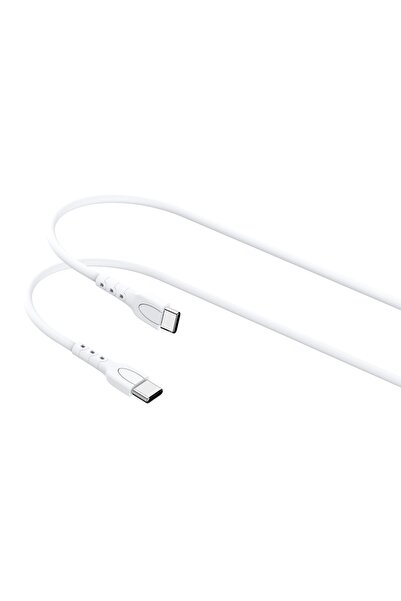 lemontti Cablu Fast Charge Type-C la Type-C, 45W, 1.2m, Alb