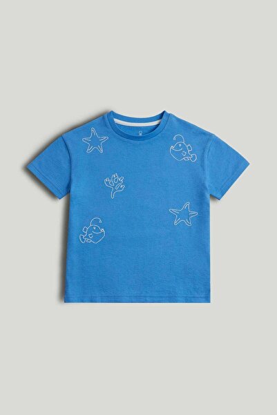 MOTHERCARE Blue Coral Reef T-Shirt