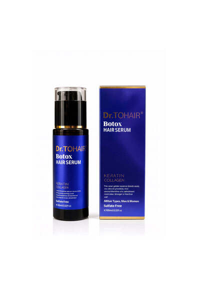 Dr. TOHAIR Ser Botox Keratină & Colagen 100 ml – Ulei pentru păr anti-frizz, ...