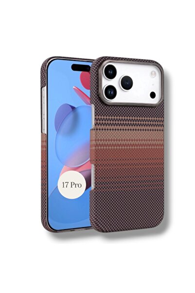 Bruntoo BR İphone 17 Pro Uyumlu Vega Karbon Fiber Premium Lüks İnce Magsafe T...