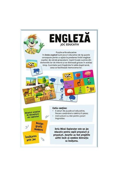 Trefl JOC EDUCATIV ENGLEZA MICUL EXPLORATOR