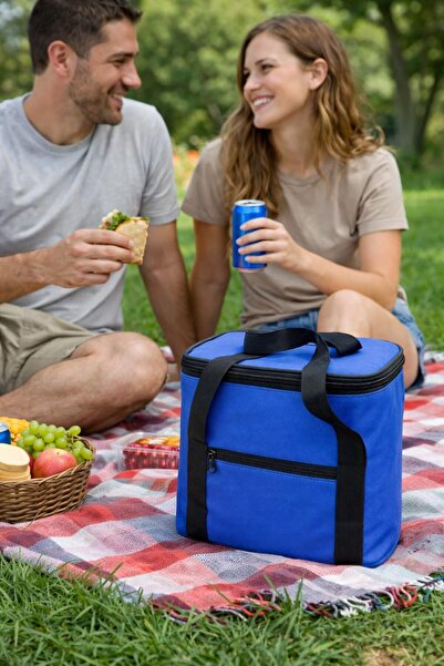 Busstier 16 Liter Blue Thermal Bag - Waterproof, High Insulation Picnic/Camping Bag