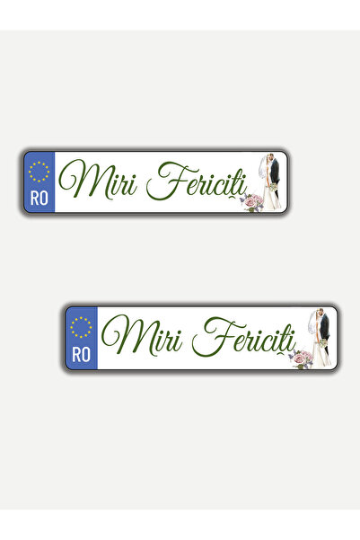Bello Carino High quality decoration products Set 2 bucăți – Plăcuțe auto pen...