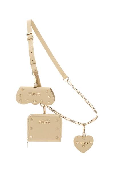 Guess Kız Çocuk Krem Cüzdan