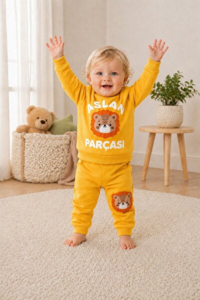 METEOR BABY Baby Boy Lion Embroidered 2-Piece Set - Seasonal Baby/Child Set