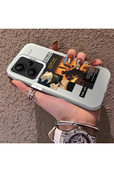 PATTERNOVA Redmi Note 13 Pro Plus+ 5G Uyumlu Yüksek Kalite Retro Günbatımı Ko...