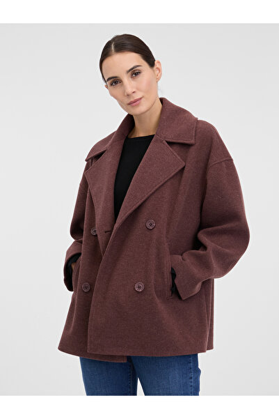ORSAY Burgundy women's short coat