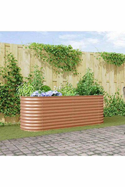vidaxl Pat ridicat Maro 240 x 80 x 81 cm Otel