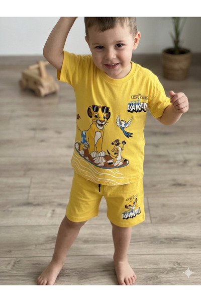 ZEYBABY Set dublu pentru băieți din bumbac pieptănat