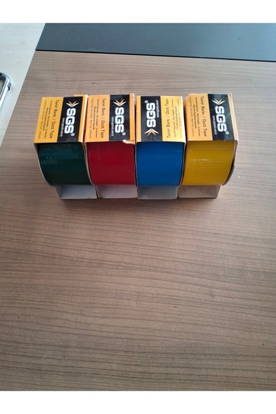 SGS Bandă de reparare colorată, 48 mm x 10 metri, bandă adezivă puternică din pânză