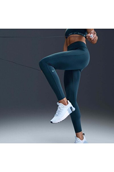 Nike Dri-Fit Universa HR 7/8 Tight Yüksek Belli Lacivert Kadın Tayt